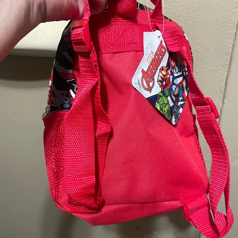 Marvel Avengers Small Kids Backpack - Red and Blue